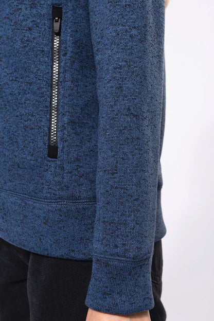 Women's Heathered Zip-Up Jacket
