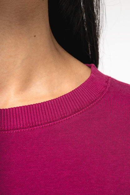 Sweat Crop Oversize Bio Femme