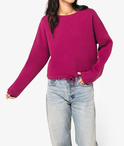 Sweat Crop Oversize Bio Femme