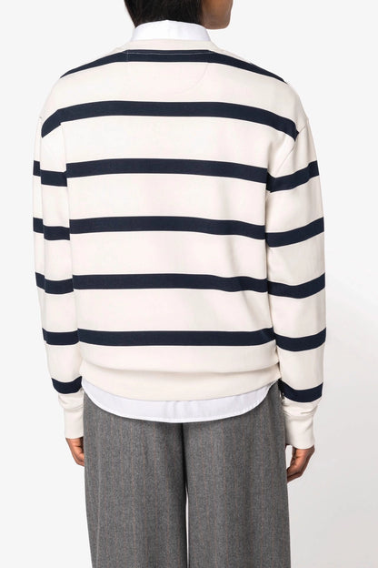 Unisex Breton-Streifen-Sweatshirt