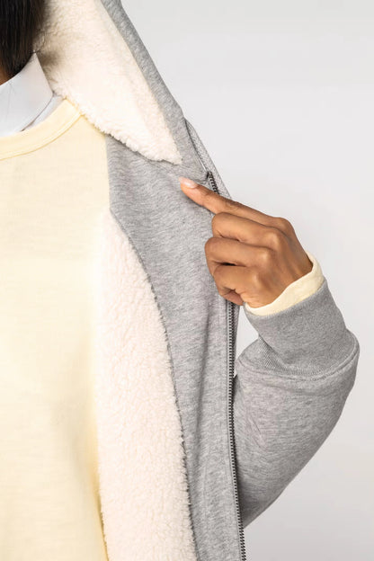 Sweat-shirt en sherpa unisexe