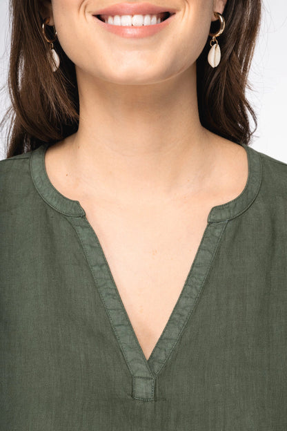 Blouse Lin Femme Écoresponsable