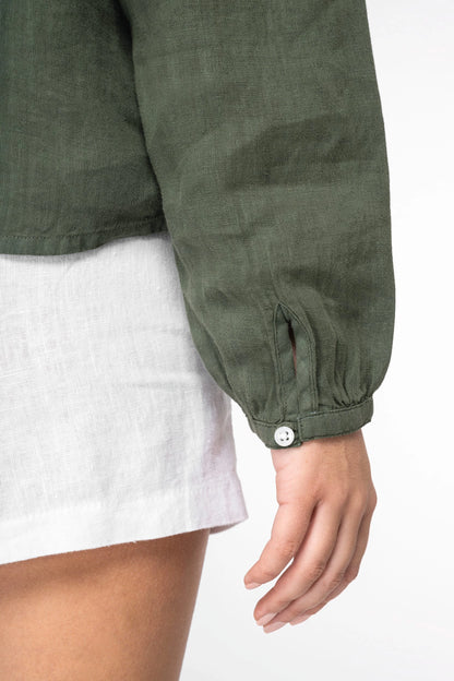Blouse Lin Femme Écoresponsable