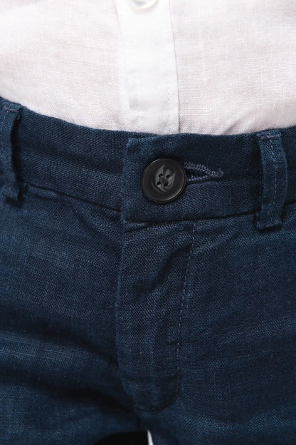 Children's linen Bermuda shorts