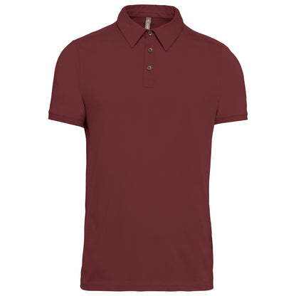 Men's Short Sleeve Jersey Polo Shirt