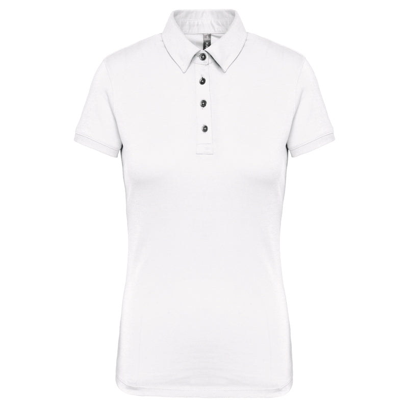 Polo Jersey Manches Courtes Femme