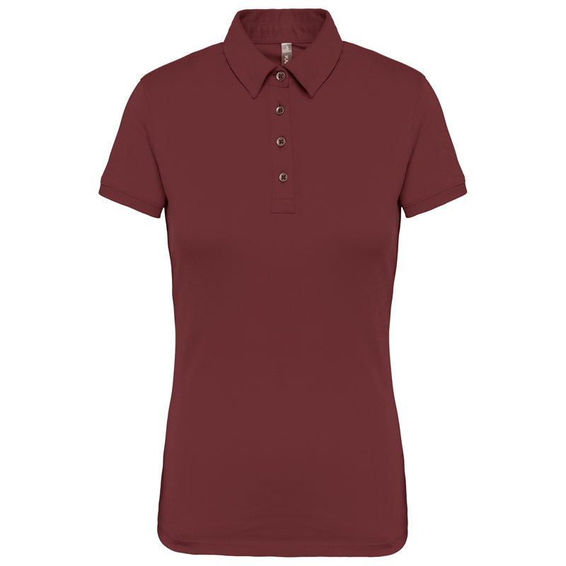 Polo Jersey Manches Courtes Femme
