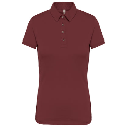 Polo Jersey Manches Courtes Femme