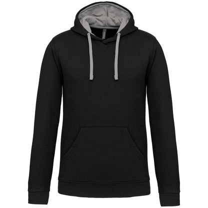 Men's Contrasting Hooded Sweatshirt