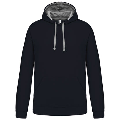 Men's Contrasting Hooded Sweatshirt