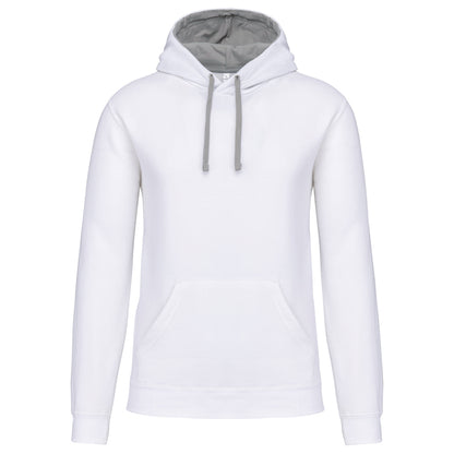 Men's Contrasting Hooded Sweatshirt