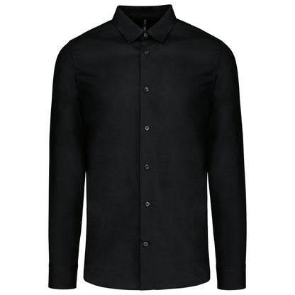 Chemise Popeline Manches Longues Homme