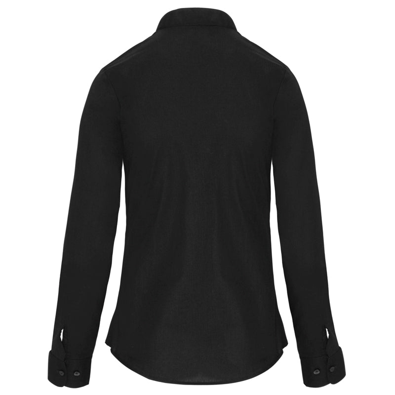 Chemise Col Mao Popeline Femme