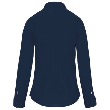 Chemise Col Mao Popeline Femme