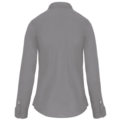 Chemise Col Mao Popeline Femme