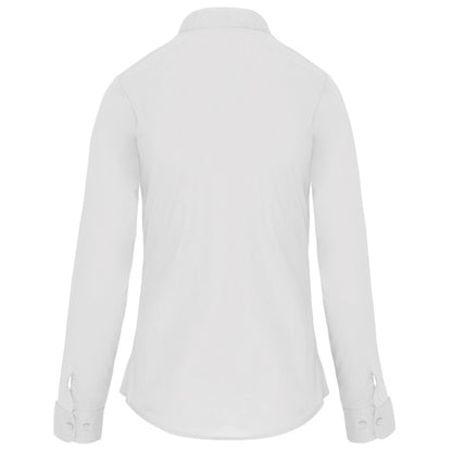 Chemise Col Mao Popeline Femme