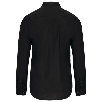 Chemise Col Mao Popeline Homme