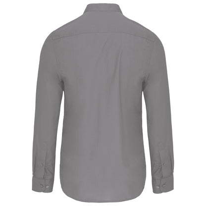 Chemise Col Mao Popeline Homme