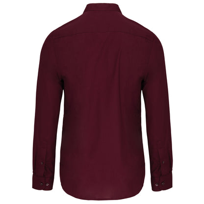 Chemise Col Mao Popeline Homme