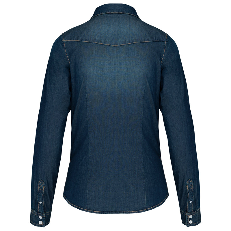 Chemise en Jean Coupe Cintrée Vintage