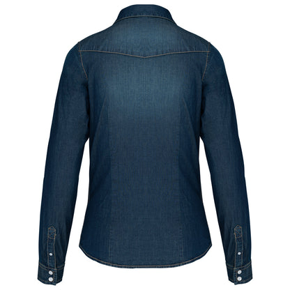Chemise en Jean Coupe Cintrée Vintage