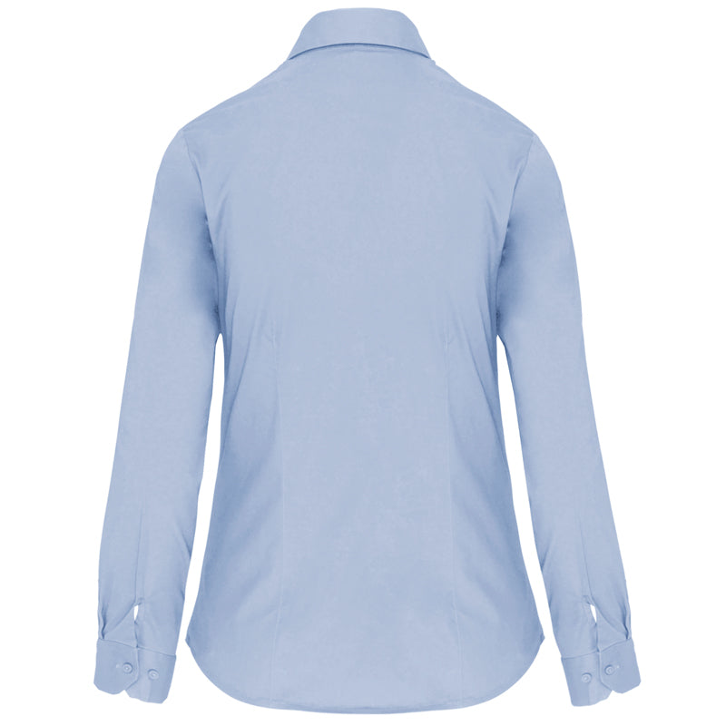 Chemise Coton Stretch Coupe Ajustée Femme
