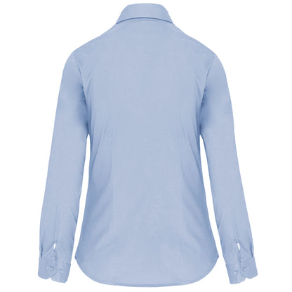 Chemise Coton Stretch Coupe Ajustée Femme