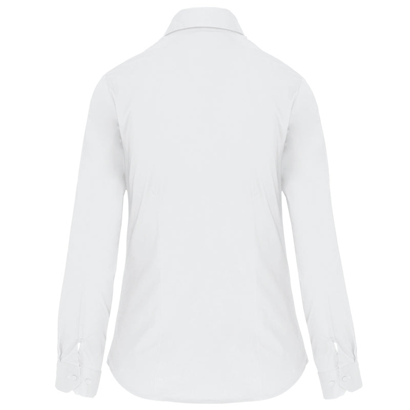 Chemise Coton Stretch Coupe Ajustée Femme