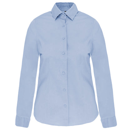 Chemise Coton Stretch Coupe Ajustée Femme