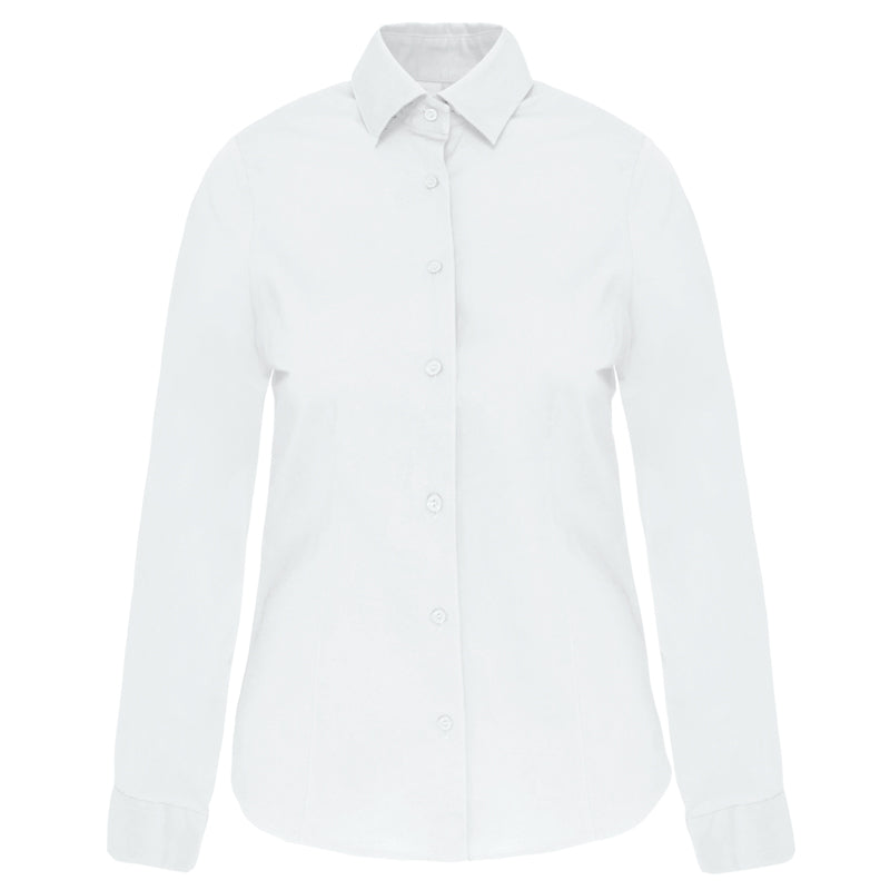Chemise Coton Stretch Coupe Ajustée Femme