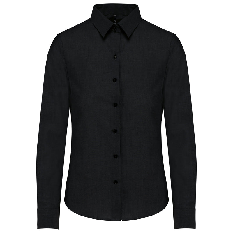 Chemise Oxford Femme Manches Longues