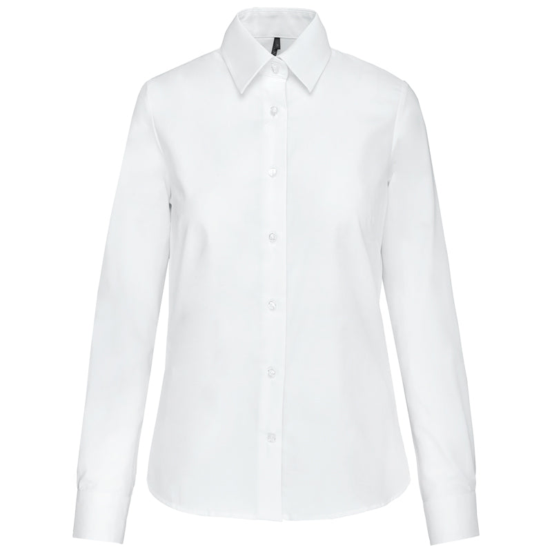 Chemise Oxford Femme Manches Longues