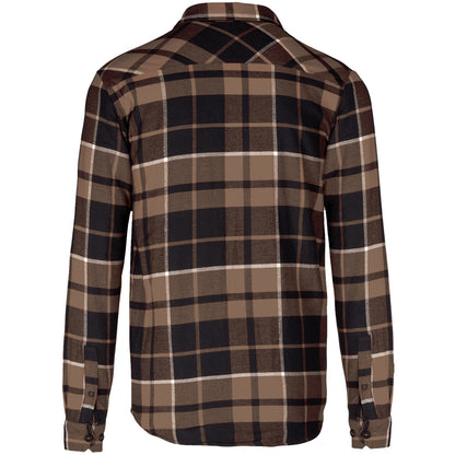 Men's Sherpa Lined Plaid Overshirt