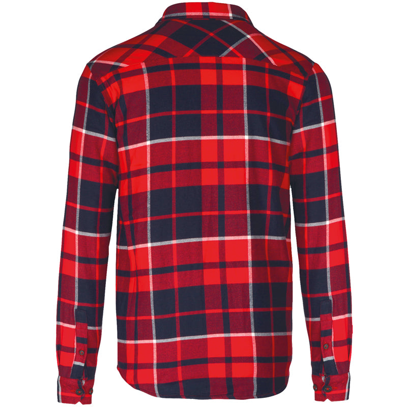 Surchemise à Carreaux Homme Doublée Sherpa