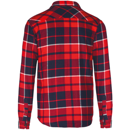 Men's Sherpa Lined Plaid Overshirt