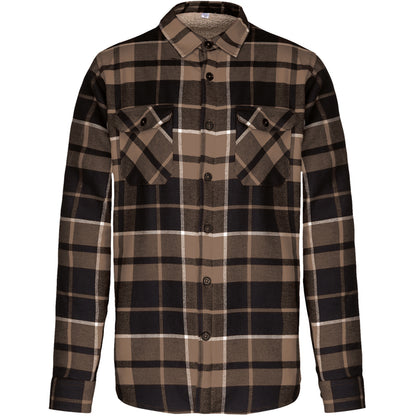 Men's Sherpa Lined Plaid Overshirt