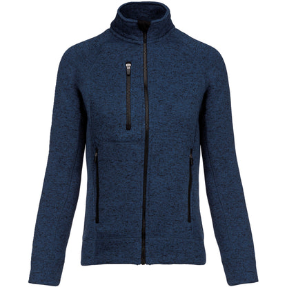 Women's Heathered Zip-Up Jacket