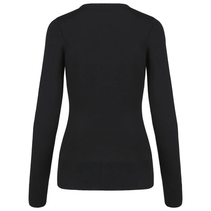 Feinstrickpullover mit V-Ausschnitt für Damen