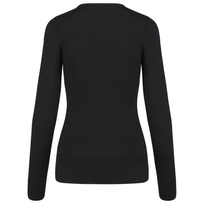Feinstrickpullover mit Rundhalsausschnitt für Damen