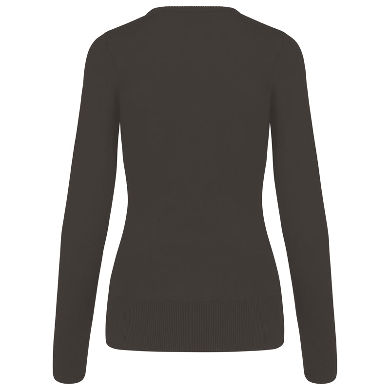 Feinstrickpullover mit Rundhalsausschnitt für Damen