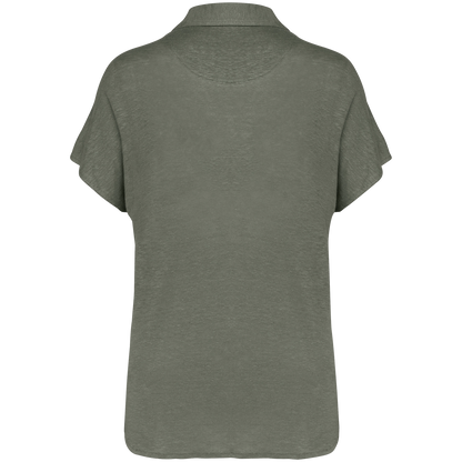 Polo en Lin pour Femme