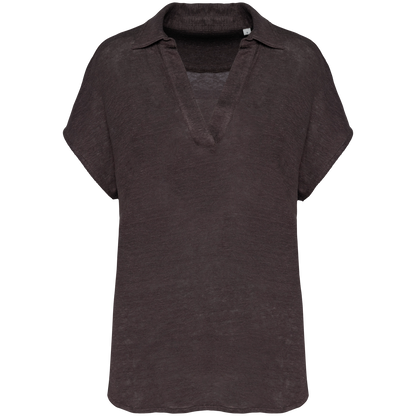 Polo en Lin pour Femme