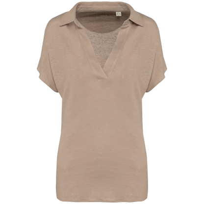 Polo en Lin pour Femme