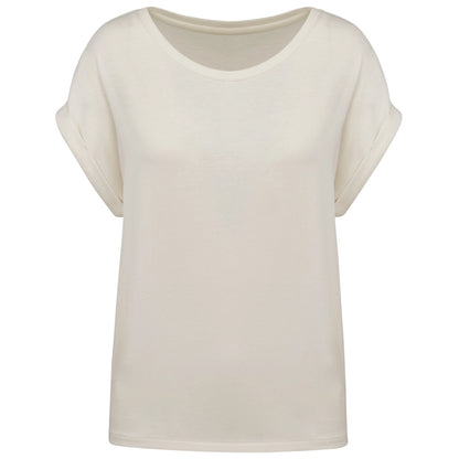 T-shirt Bio Manches Revers Femme