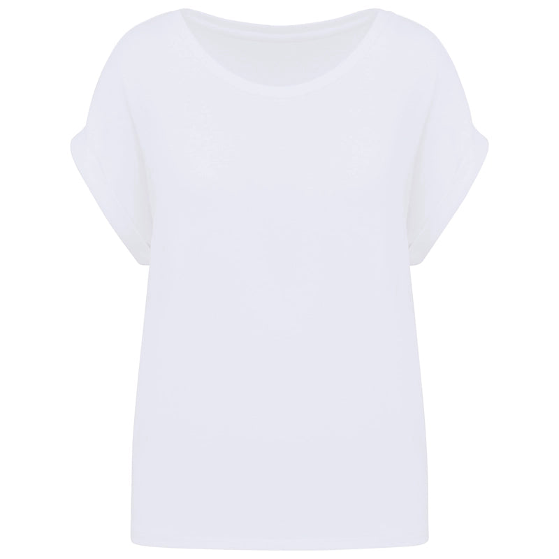 Women's Organic T-shirt with Turn-up Sleeves