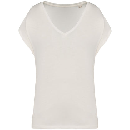 T-shirt Femme Col V Kimono Bio