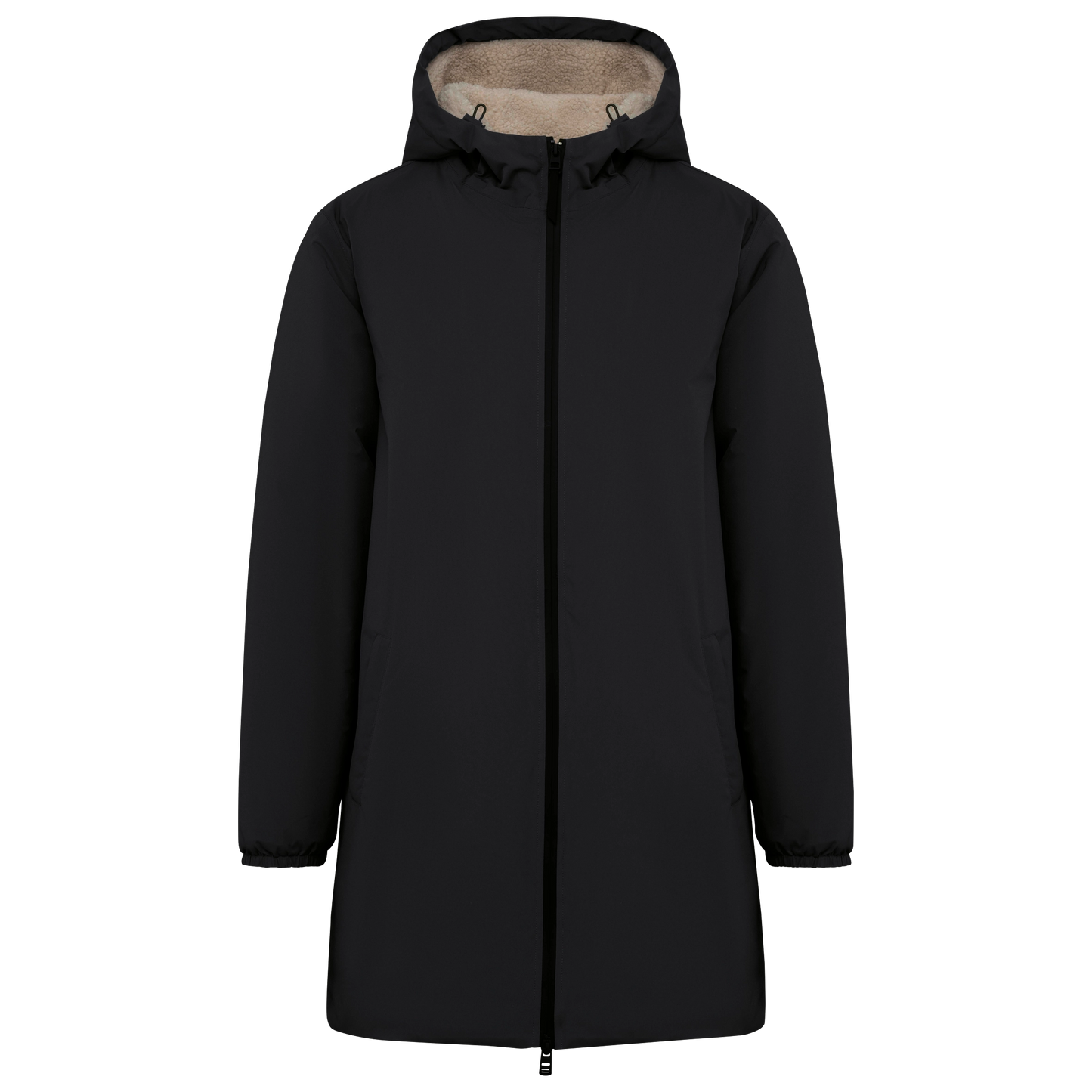 Veste Imperméable Unisexe Doublée Sherpa