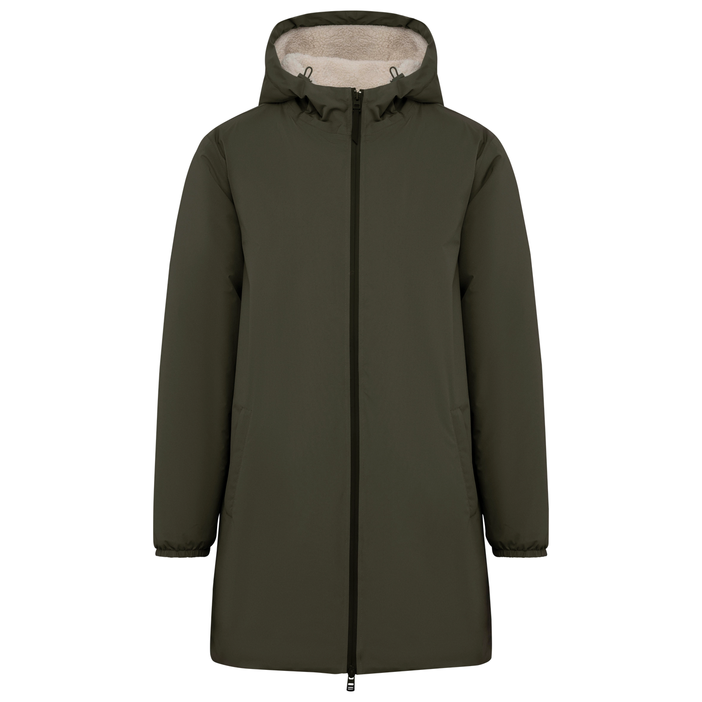 Veste Imperméable Unisexe Doublée Sherpa