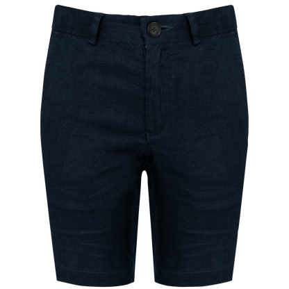 Children's linen Bermuda shorts