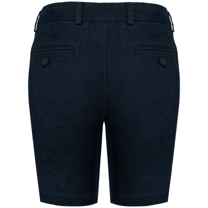 Children's linen Bermuda shorts
